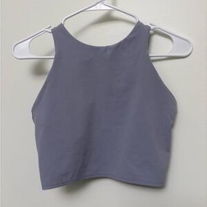 Athleta Conscious Crop workout bra in Dusty Lilac XS